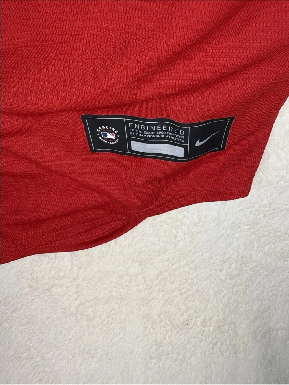 Nike Atlanta Braves Olson #28 MLB Jersey Red Size S Baseball - Picture 4 of 4